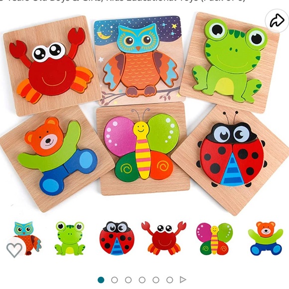 Skyfield Wooden Animal Jigsaw Puzzles - Picture 3 of 7